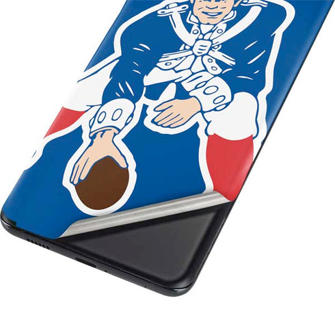 NFL New England Patriots Retro Logo Galaxy S21 Plus 5G Skin